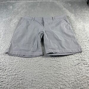 Tommy Hilfiger Womens Pinstripe Shorts Navy White Size 6 Preppy Summer Casual
